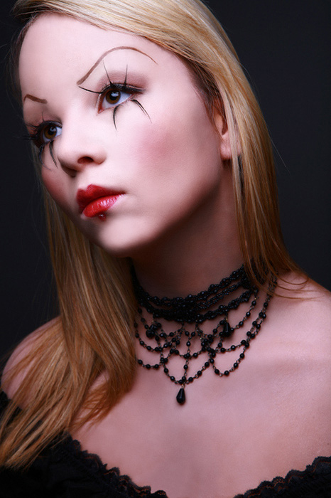 Female model photo shoot of Paige Addams - MUA