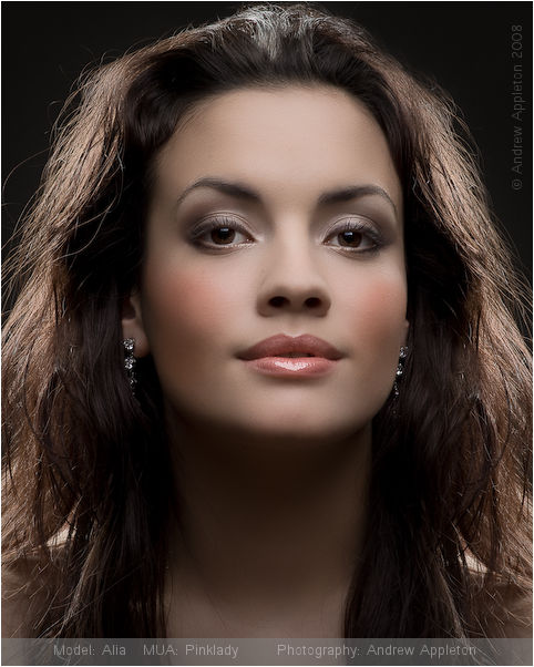 Female model photo shoot of AliaA by Andrew Appleton, makeup by PinkLady MUA