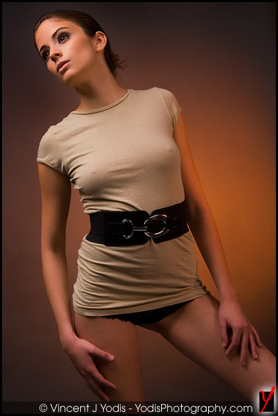 Female model photo shoot of Tiffini Renae by Yodis Photography in Studio