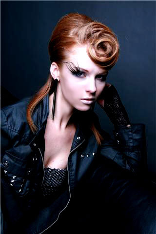 Female model photo shoot of Nataliya S in Photograohy: Igor Boukin, Make-up & Hair: Marina Boukina