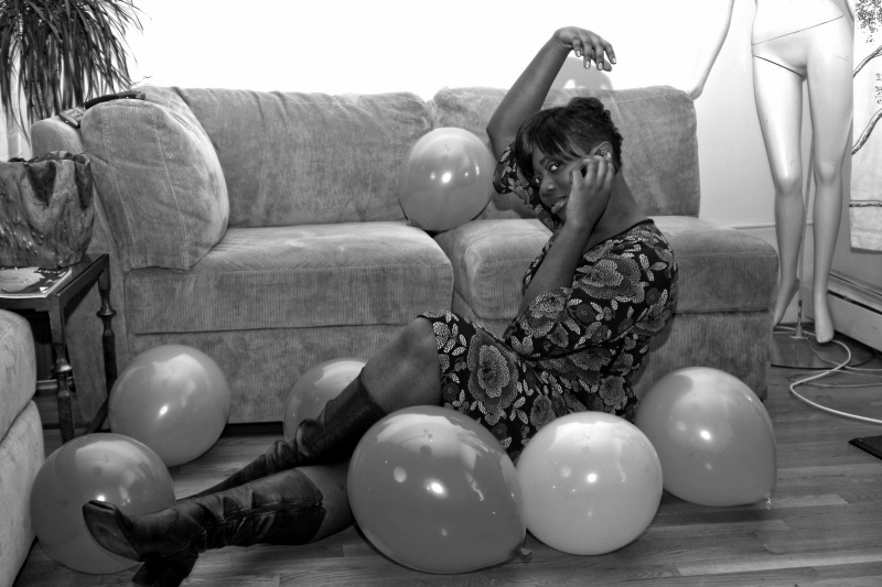 Female model photo shoot of Essence Fierce in LARGE LOFT IN BROOKLYN
