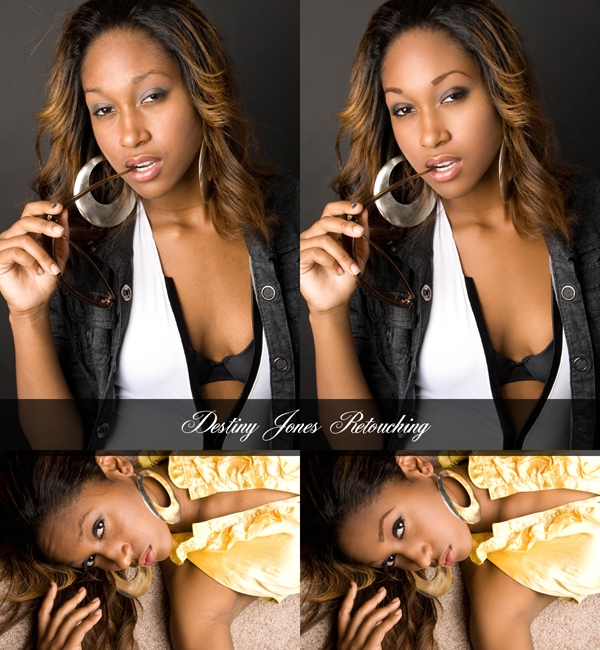 Female model photo shoot of Retouching by Destiny and Sincerely Cymone