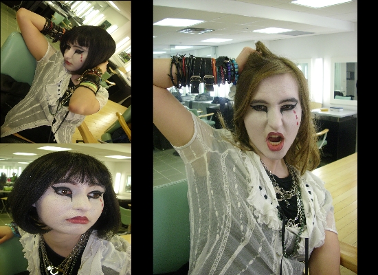 Female model photo shoot of Kat Teeny K, makeup by Janice Lulu