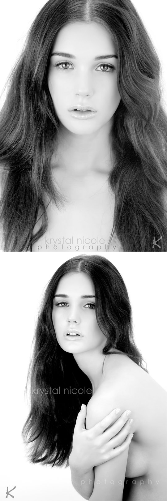 Female model photo shoot of Krystal Nicole Photo in Miami Beach, Florida, makeup by Mona Cius