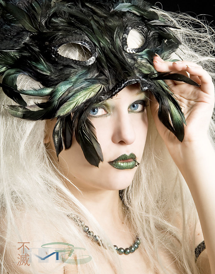 Female model photo shoot of Amara-MUA and Amara Von Nacht by From the Mind of Mystic and Justin Kates