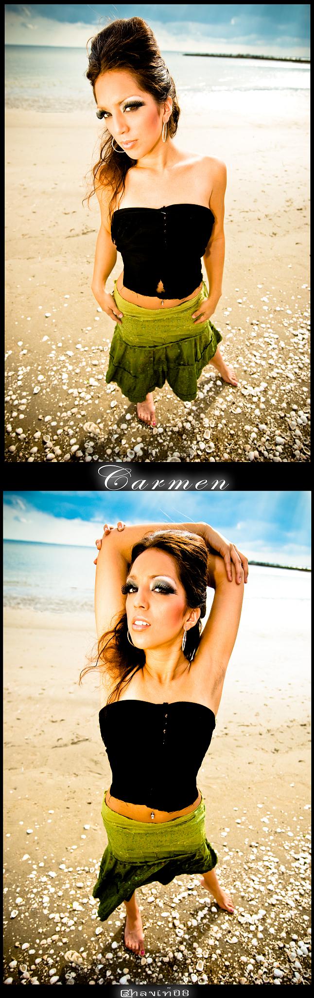 Female model photo shoot of Poison Makeup Art and Carmen Silguero by UserofReality