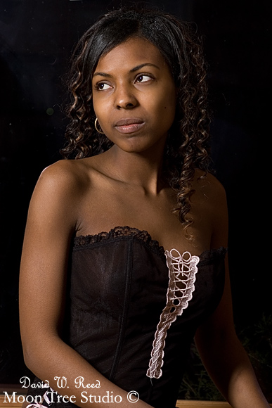 Female model photo shoot of Quoyah by MoonTree Studio