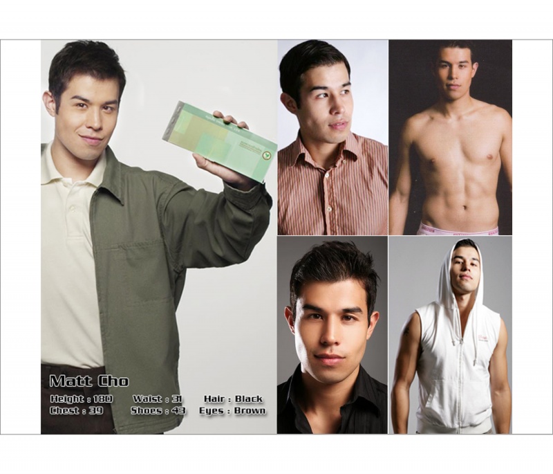 Male model photo shoot of Matt Cho in Various