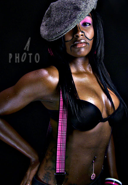 Female model photo shoot of Jaye EL by The Infamous AO