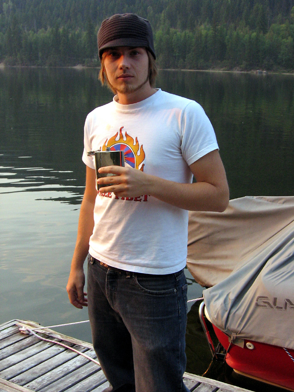 Male model photo shoot of sindark in Barrier Lake, Canada