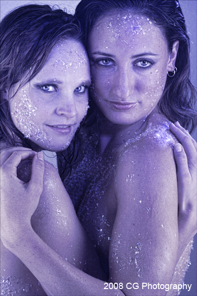 Female model photo shoot of Anna-Jade and Crystal Lynn by Portmanteau Studios