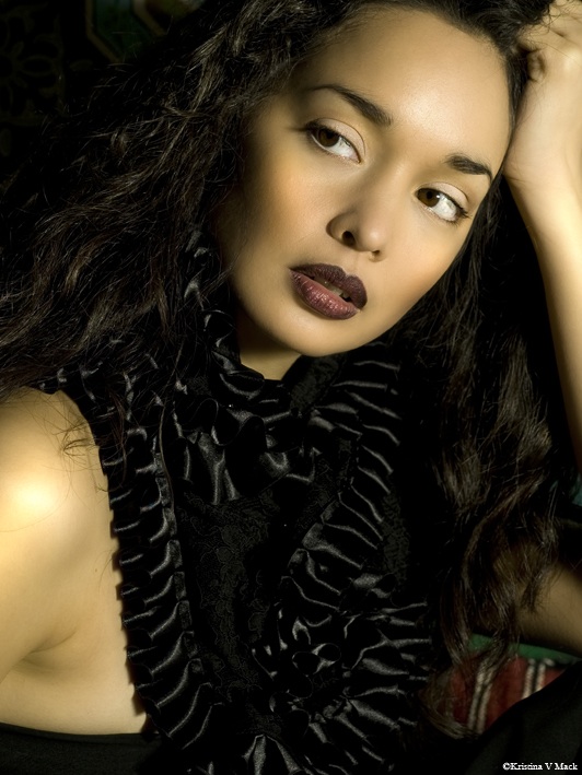 Female model photo shoot of Maria S- by Kristina V Mack, makeup by Mary-Jane Gotidoc MUA