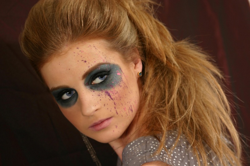 Female model photo shoot of SB Make-Up in Paisley, makeup by SB Make-Up