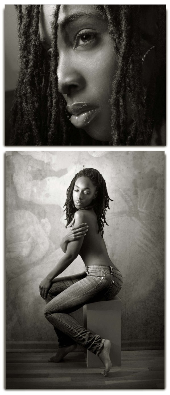 Male and Female model photo shoot of LPW-LEON PHOTOWERKS and Khadeshia