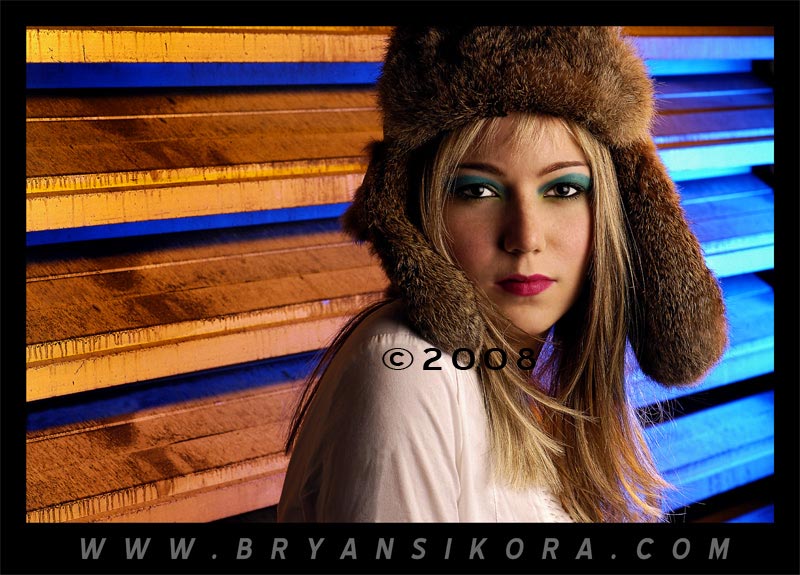 Male and Female model photo shoot of BryanSikoraPhotographer and Theresa H in Calgary, makeup by Figment Creations