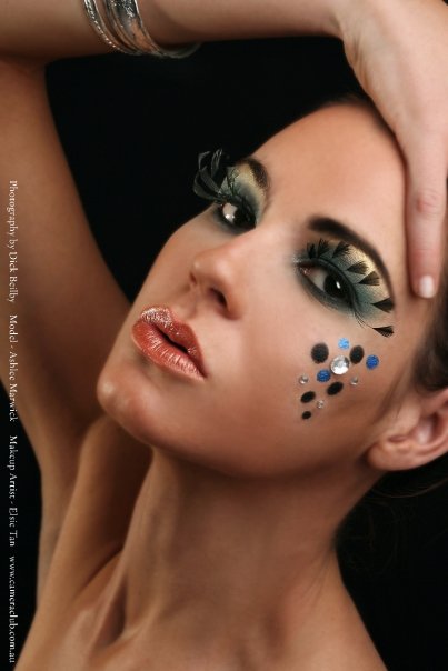 Female model photo shoot of Elsie Makeup Artistry and Ashlee Marwick in Image Style Studio