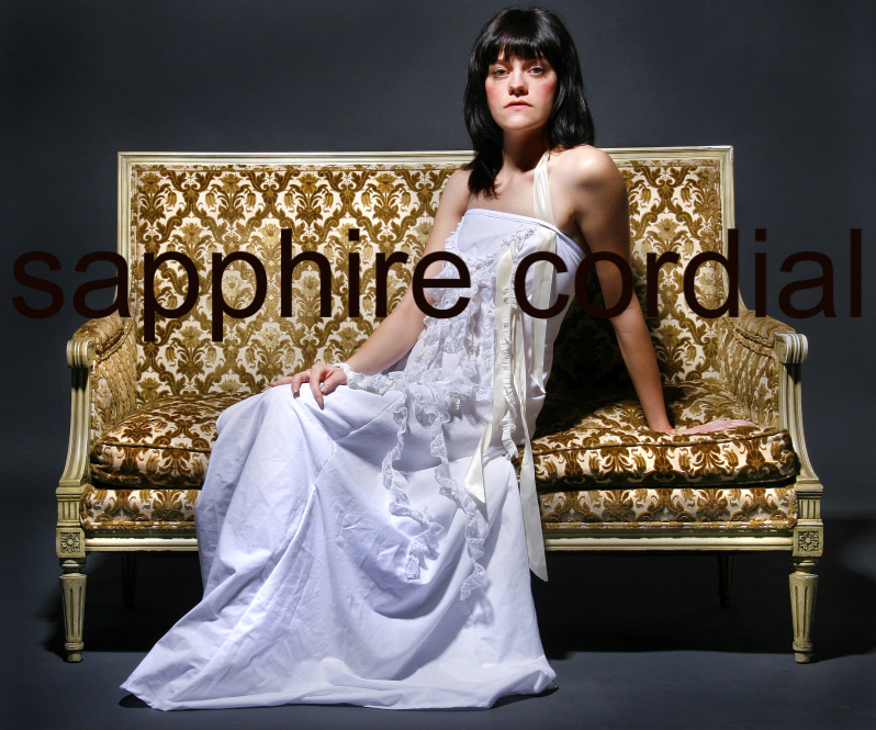 Female model photo shoot of Sapphire Cordial