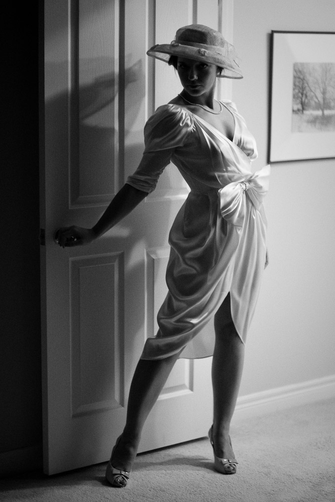 Female model photo shoot of Sheri Knox in London Ontario- Dec 30 2008