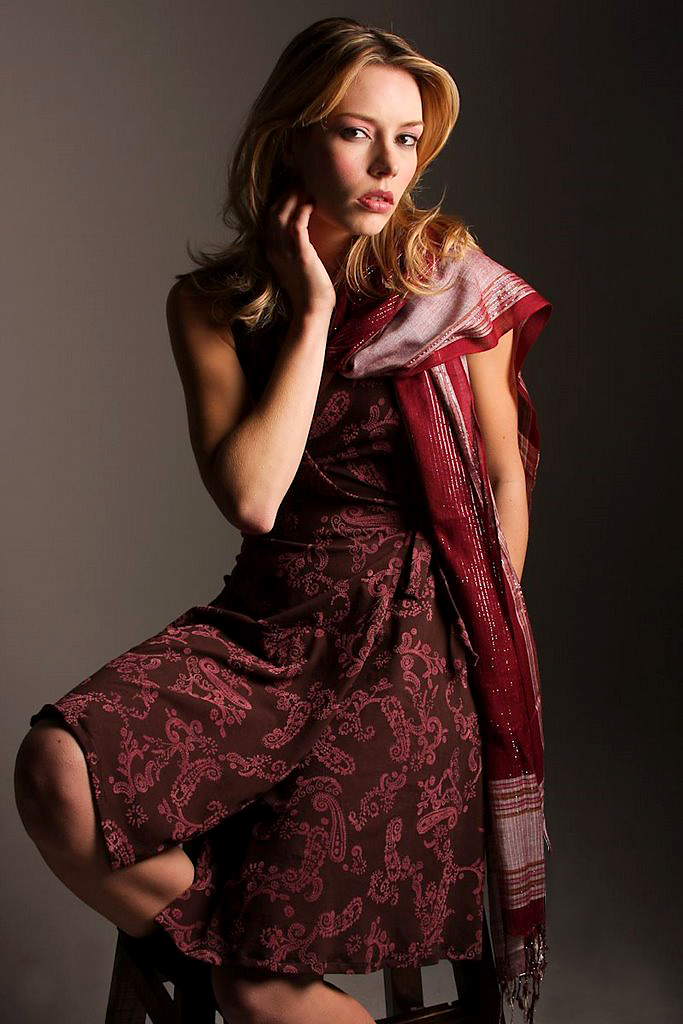Female model photo shoot of ChristineLee by kevin kane, clothing designed by KendraElise