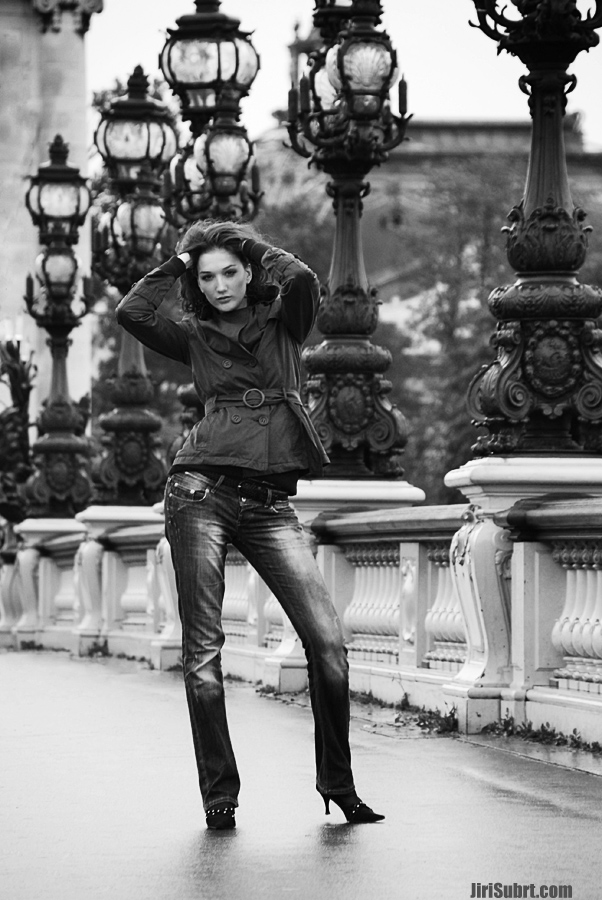 Female model photo shoot of Petulinka by Jezisek in Paris