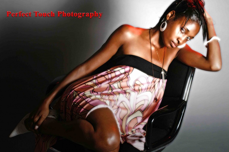 Male and Female model photo shoot of Perfect Touch Photo and Ms moni in Studio - Chicago, IL