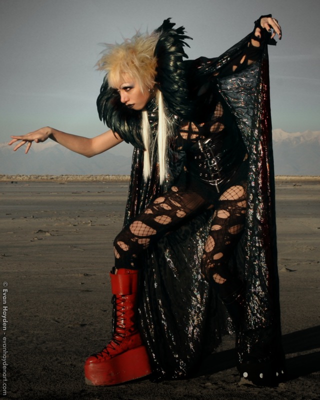 Male and Female model photo shoot of evanhayden_fashion and Vicious Kurai in Salt Lake City, UT - 11/15/08