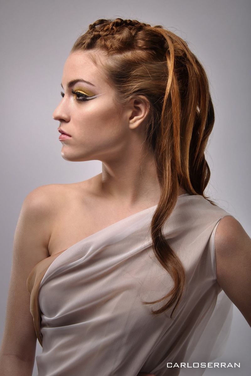 Female model photo shoot of Joyce Lynn MUA by Carlo Serran