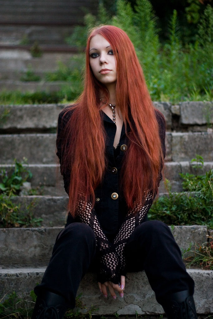 Female model photo shoot of Selene Noir