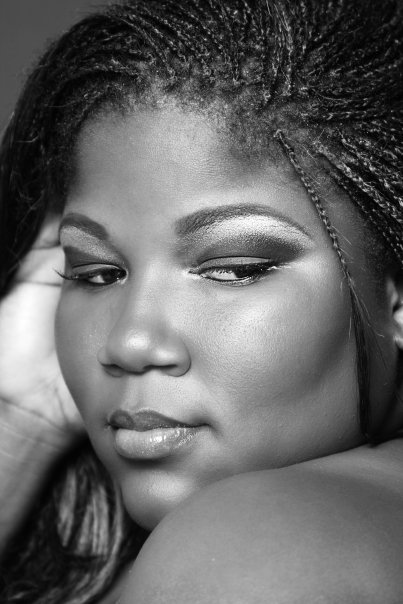 Female model photo shoot of Jabreel by Marcus Dewayne, makeup by Chaela B