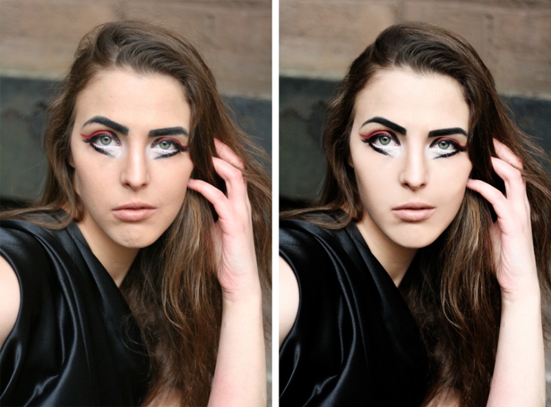 Female model photo shoot of SamSeddon Manipulations by Samantha Seddon in pittsburgh, makeup by Adrienne Pace MUA