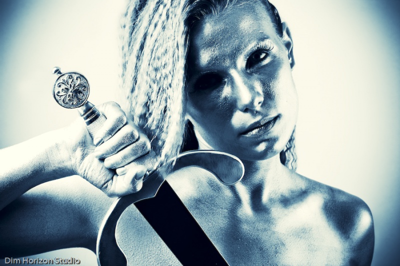 Female model photo shoot of Danielle Nadeau by Dim Horizon Studio in Atlanta, GA, hair styled by MUH by AJ, makeup by Jordan Eliza