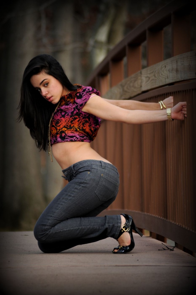Female model photo shoot of FaBiiE by MAD ART STUDIO