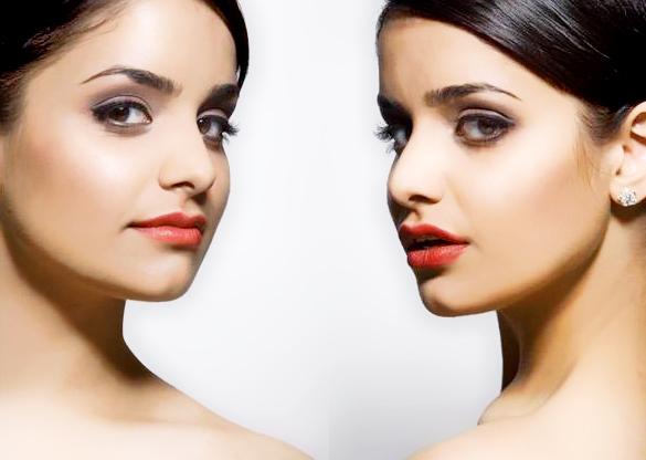 Female model photo shoot of Jazz Kaur by Donal Gardner, makeup by Terhi