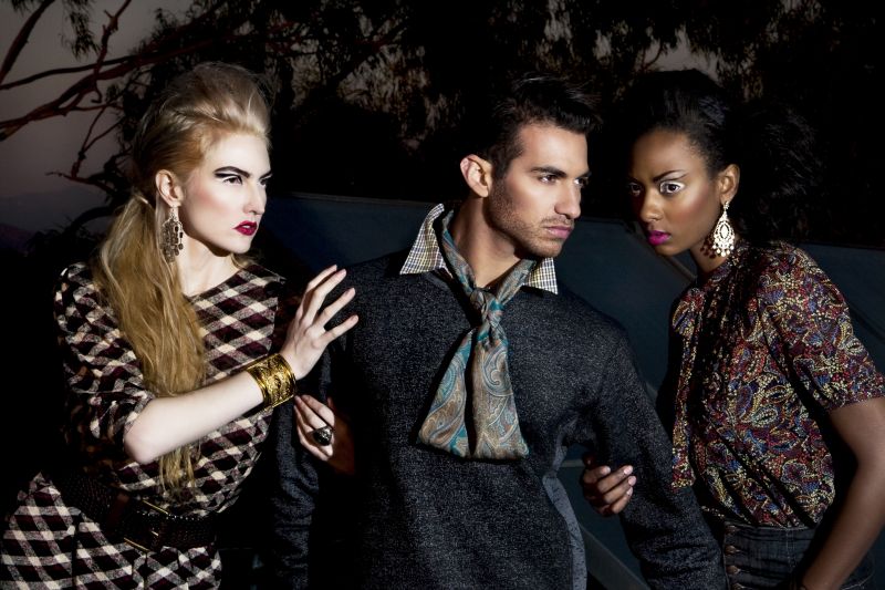 Female and Male model photo shoot of Sandra Morgan, Maren M, ziv and ANTM Joslyn Pennywell  by ANTHONY FRAUSTO in los angeles, ca