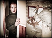 Male model photo shoot of Landyn Banx by Anastasia BeverHousen, makeup by Classic Cherry Prod
