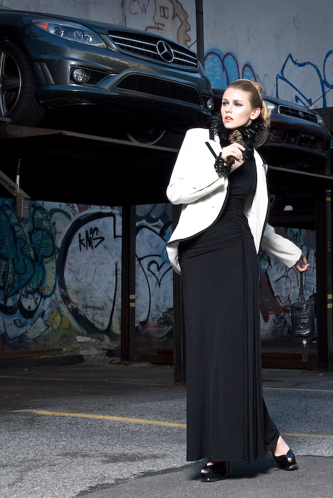 Female model photo shoot of Cottongim Designs in New York, NY