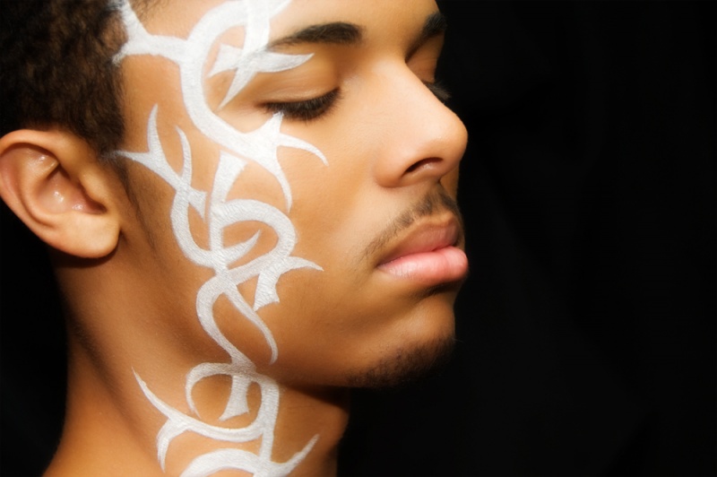 Male model photo shoot of William Rackley in 3136 Mathis Dr. Charlotte, NC 28208, makeup by Pheonix Beauty