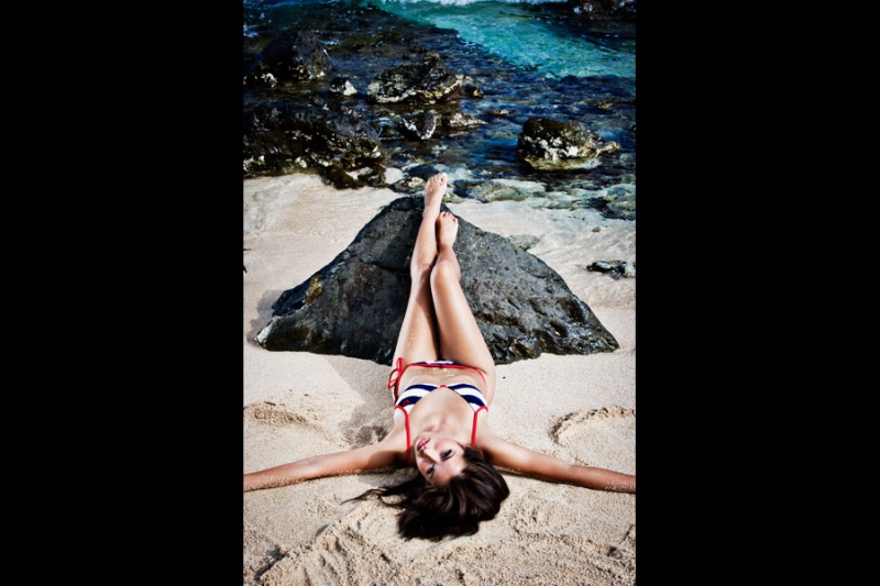 Female model photo shoot of Christen Vidanovic in North shore, oahu
