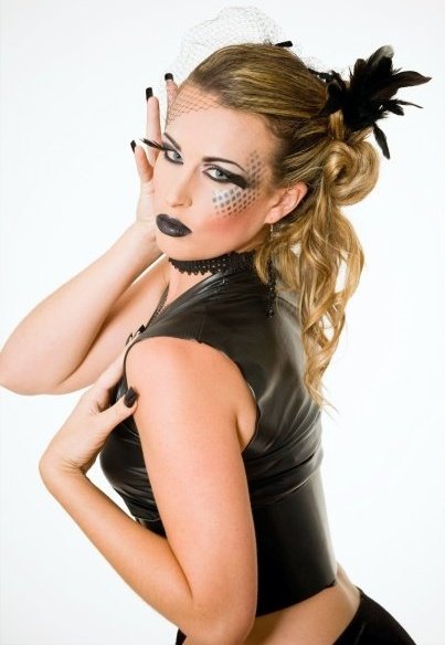 Female model photo shoot of Nikal by New Regent Studios Ltd, makeup by Kate Holloway