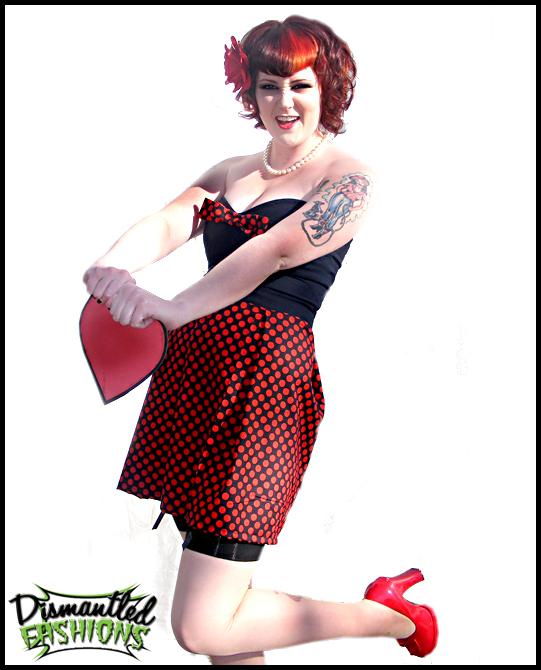 Female model photo shoot of Bonnie Dee, wardrobe styled by dismantledfashions