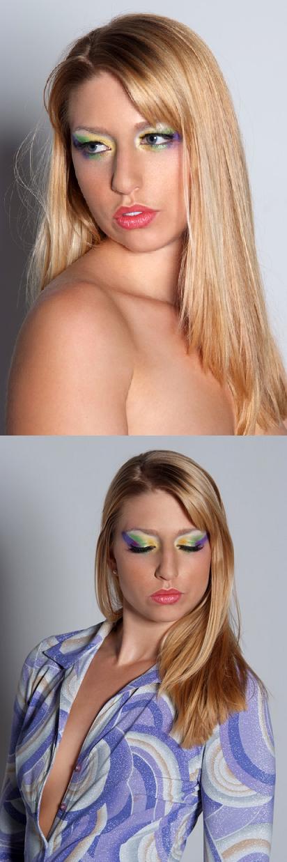 Female model photo shoot of Poison Makeup Art and Ellen Marisa by Bob Warren