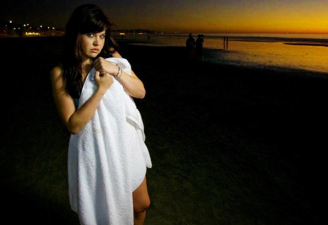 Female model photo shoot of Lisa Yumi Mitchell in mission beach