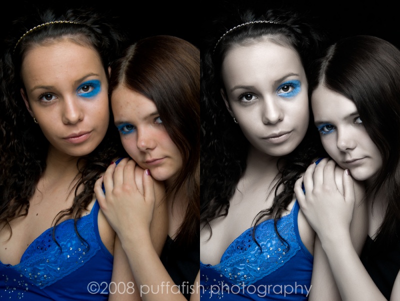 Male and Female model photo shoot of puffafish pp, Stacey Andrews and Maria_m