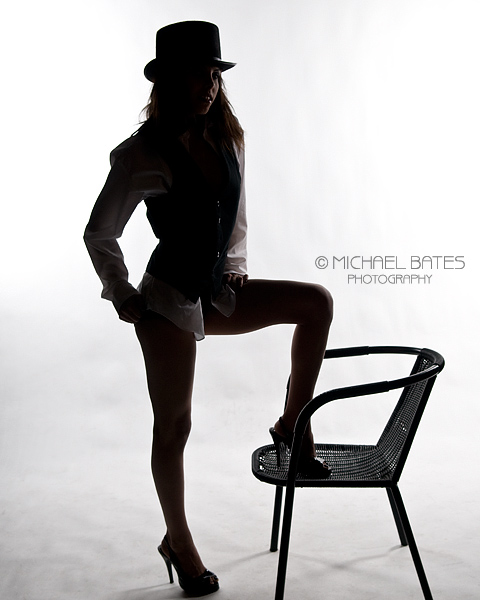 Female model photo shoot of Ariel Danielle by Michael Bates in A studio in Austin.