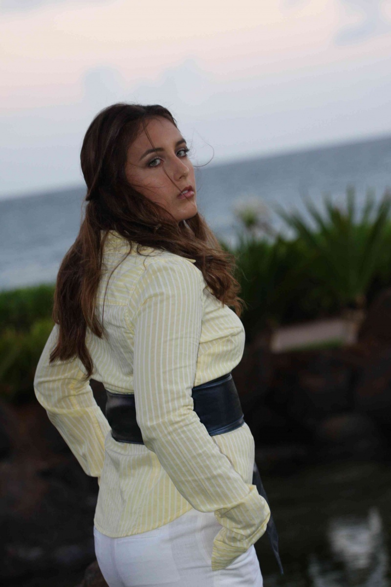 Female model photo shoot of Ciara Dunning in Hyatt Resort Poipu, Kauai
