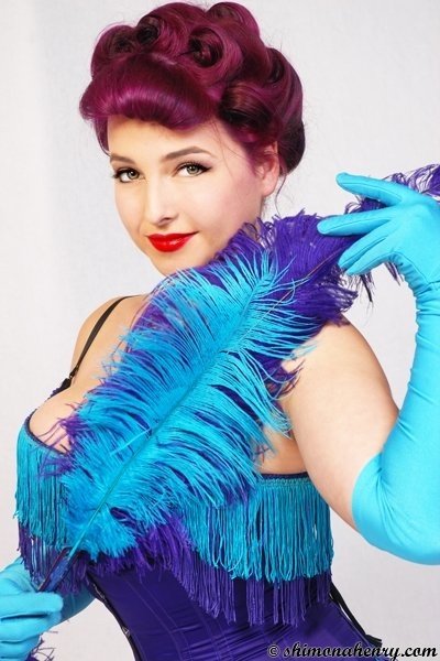 Female model photo shoot of Violet Femme in Pin up Perfection