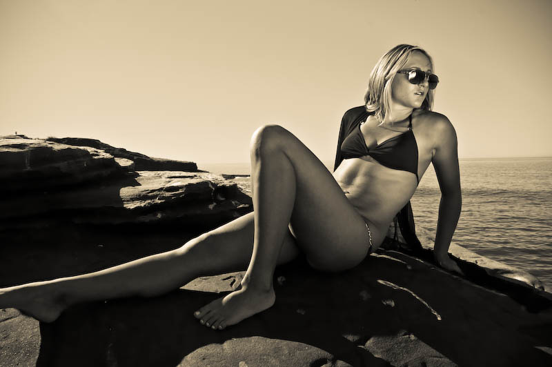 Female model photo shoot of Kassondra in Sunset Cliffs