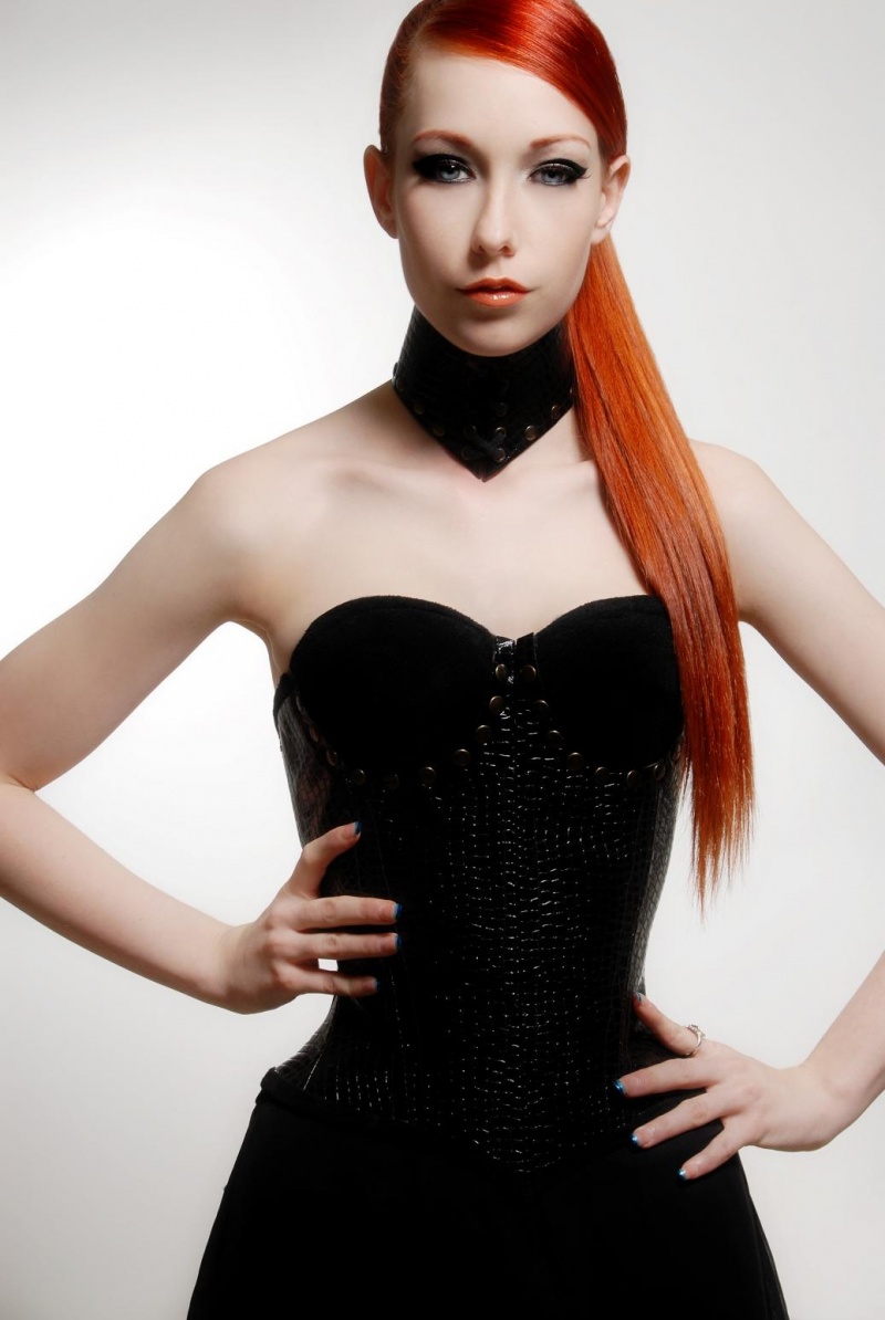 Female model photo shoot of Yevdhora Fleshook, makeup by Crystal MakeUp