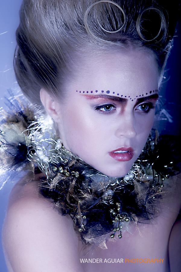 Female model photo shoot of kim_zierski by WANDER AGUIAR, makeup by Marisa Von Sheere