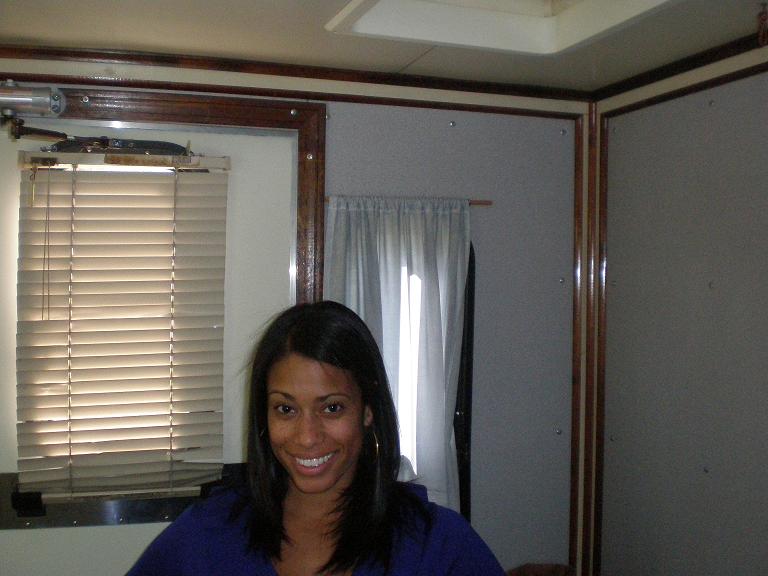 Female model photo shoot of Amy Lawhorn in Woodland Hills, in my trailer on the set of Showtime's new show United States of Tara